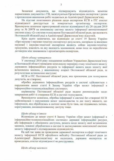 Виявлені порушення