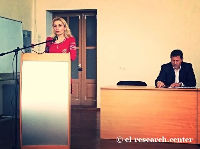 Ірина Кременовська на конференції у Класичному приватному університеті (м. Запоріжжя)